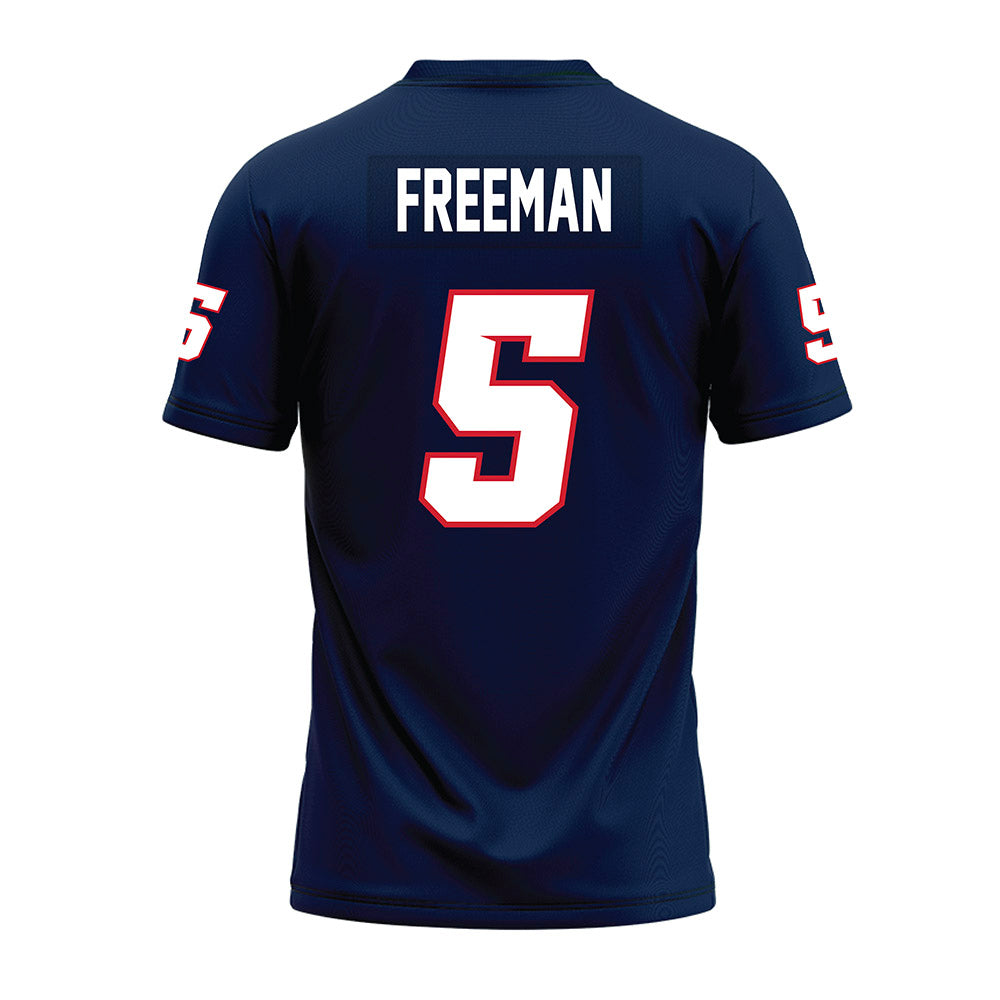Fresno State - NCAA Football : Josiah Freeman - Navy Premium Football Jersey-1