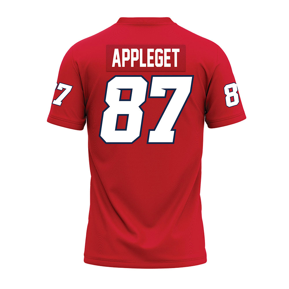 Fresno State - NCAA Football : Jake Appleget - Red Premium Football Jersey-1