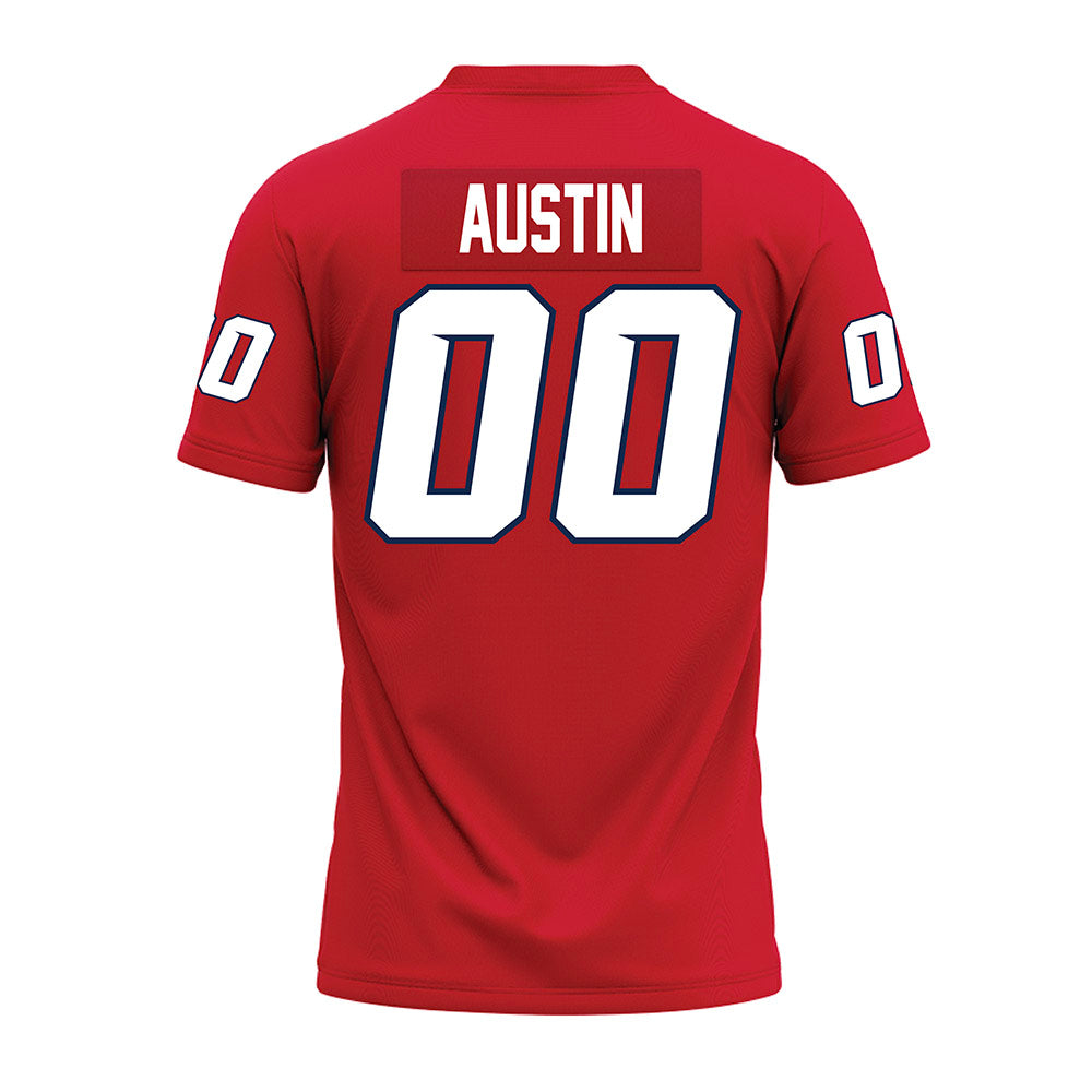 Fresno State - NCAA Football : Sylas Austin - Red Premium Football Jersey-1