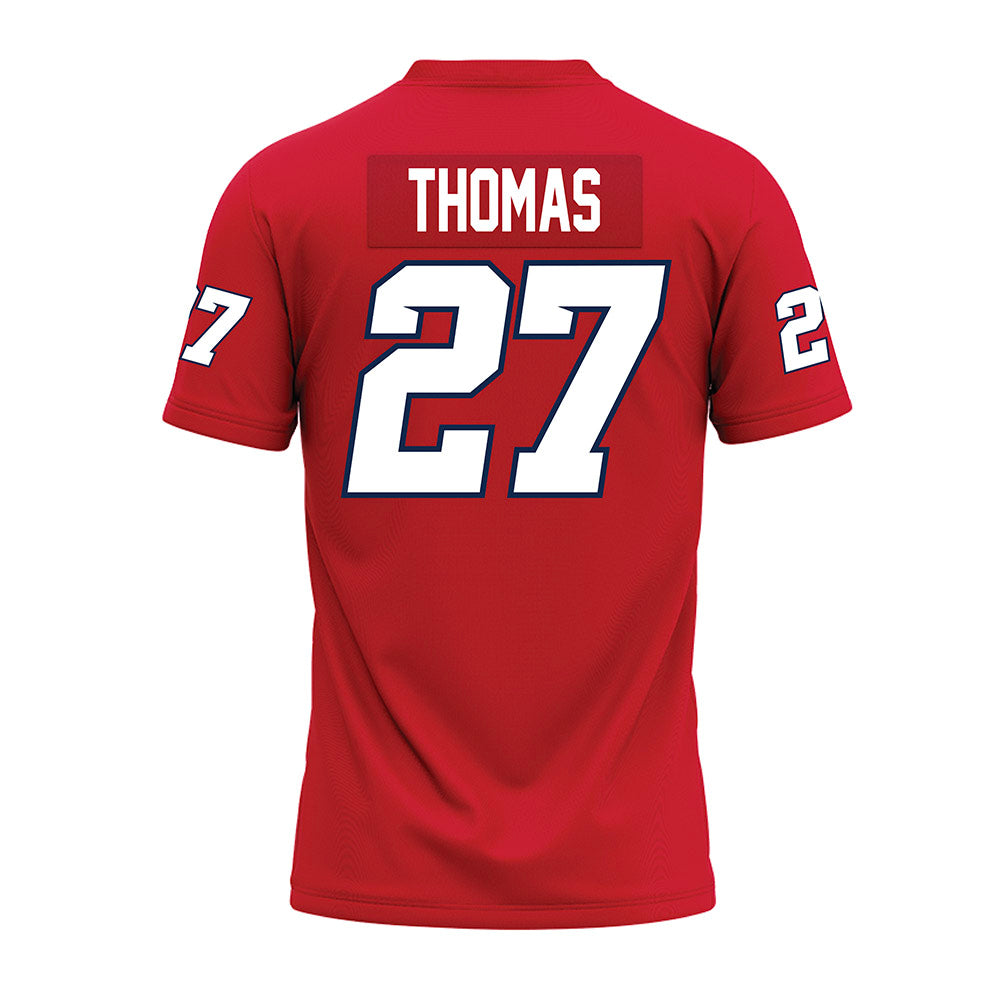 Fresno State - NCAA Football : Tariq Thomas - Red Premium Football Jersey-1