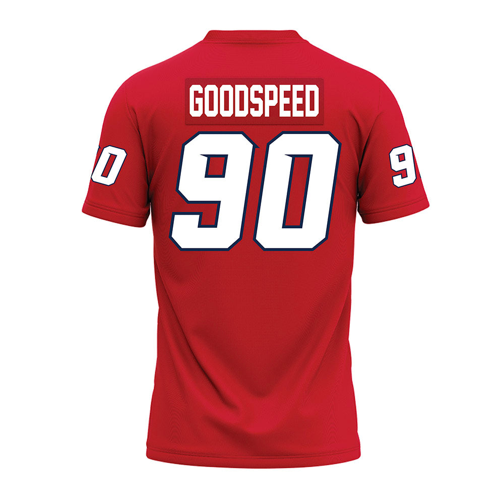 Fresno State - NCAA Football : Logan Goodspeed - Red Premium Football Jersey-1