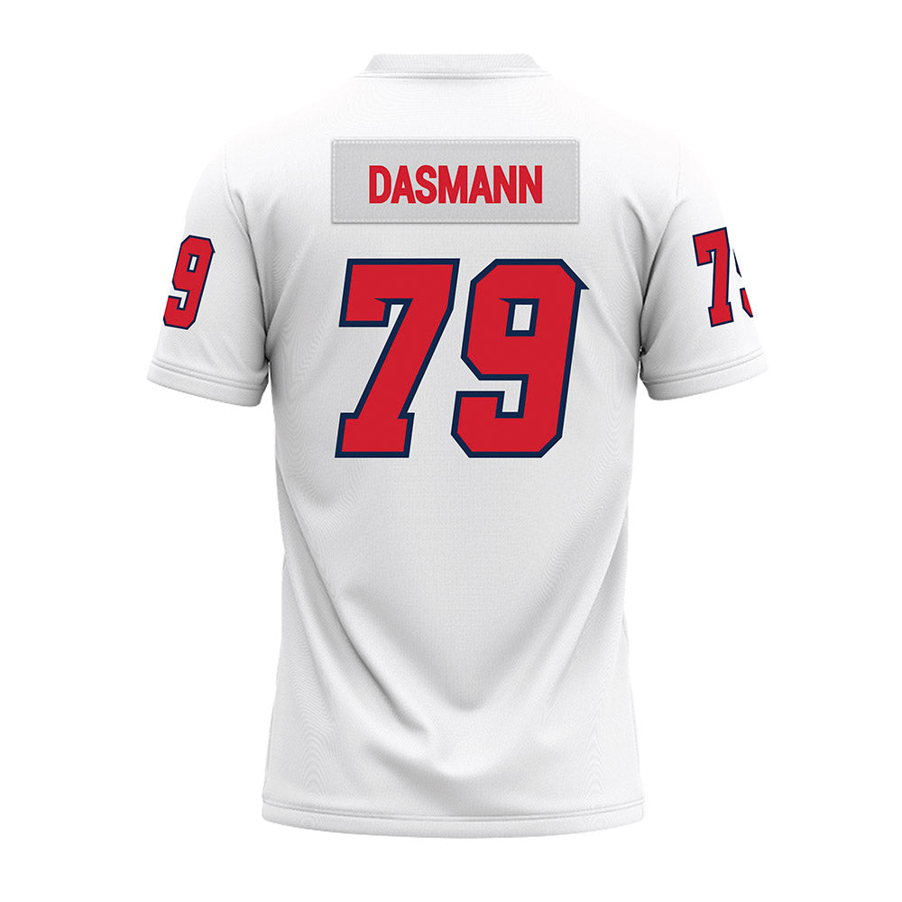 Fresno State - NCAA Football : Ethan Dasmann - White Premium Football Jersey-1