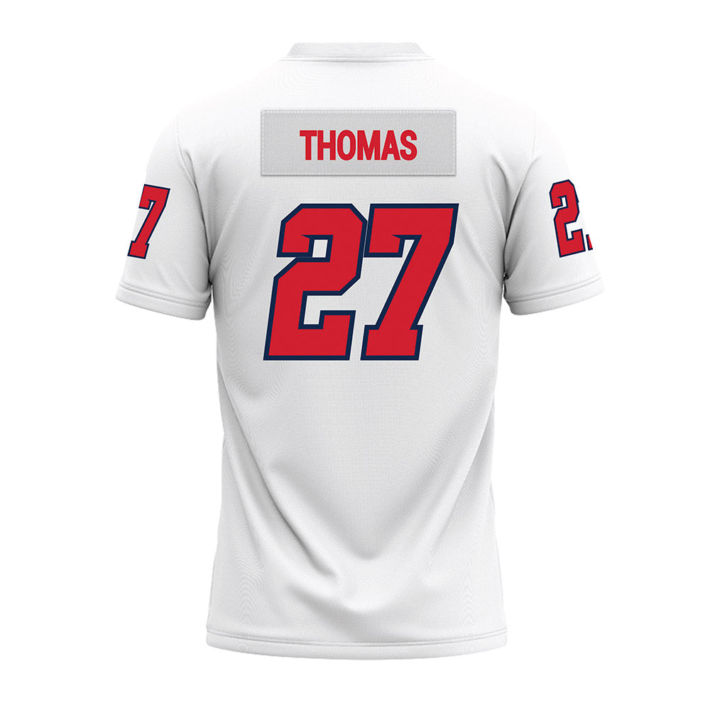 Fresno State - NCAA Football : Tariq Thomas - White Premium Football Jersey-1
