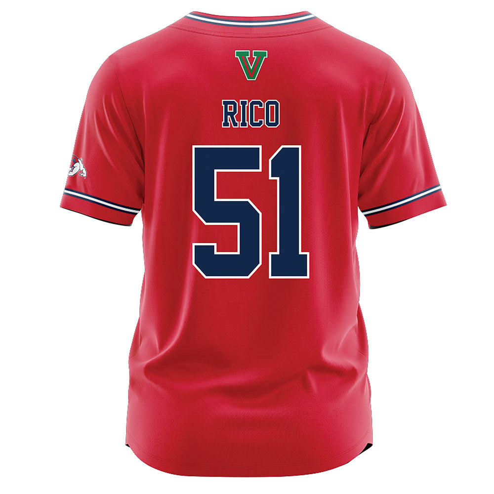 Fresno State - NCAA Baseball : Erik Rico - Red Jersey-1
