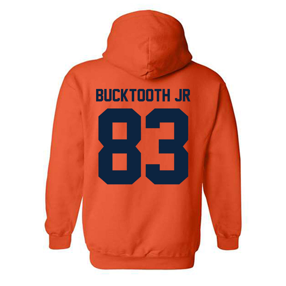 Syracuse - NCAA Men's Lacrosse : Brett Bucktooth Jr - Classic Shersey Hooded Sweatshirt-1