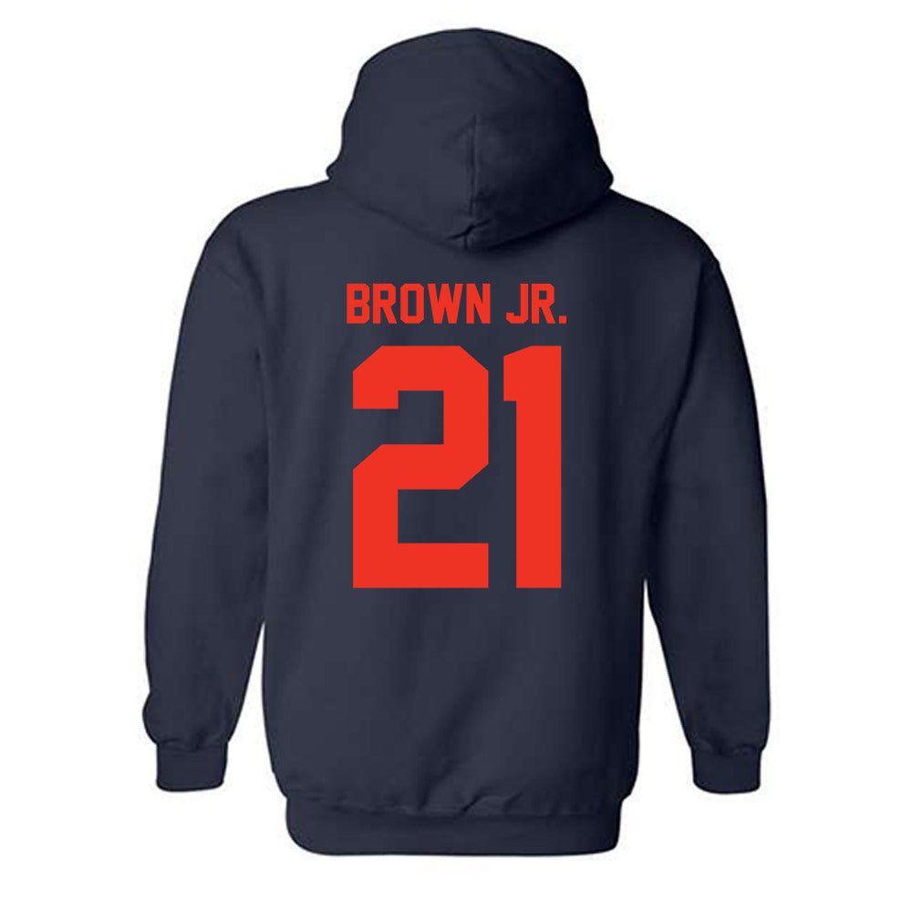 Syracuse - NCAA Football : Fran Brown Jr. - Classic Shersey Hooded Sweatshirt-1