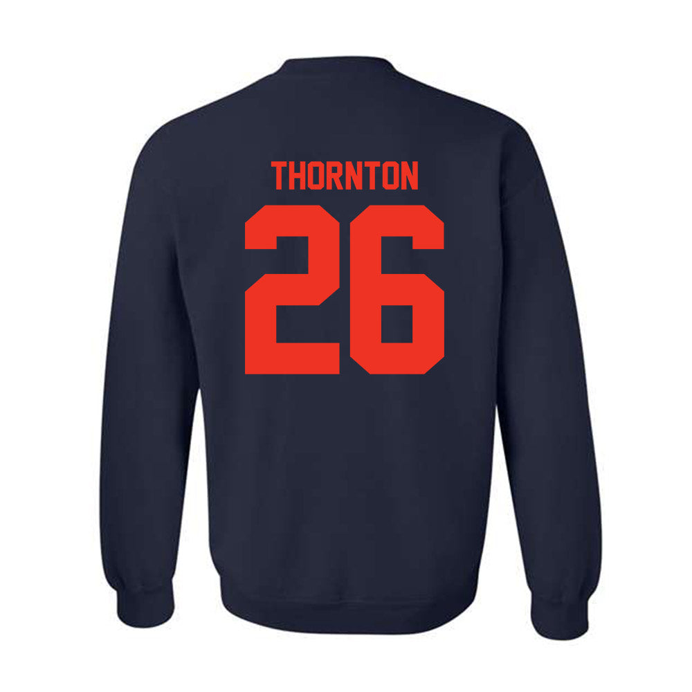 Syracuse - NCAA Women's Lacrosse : Courtney Thornton - Classic Shersey Crewneck Sweatshirt-1
