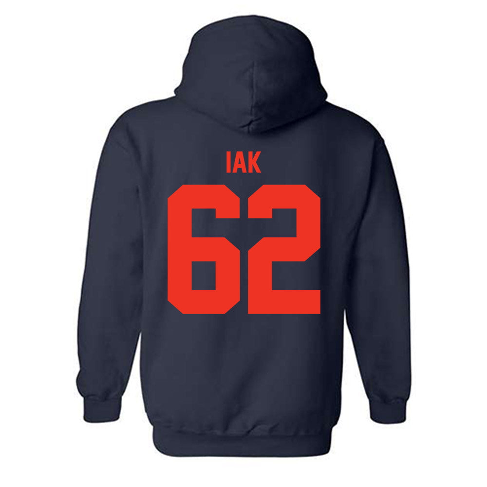 Syracuse - NCAA Football : Jackson Iak - Classic Shersey Hooded Sweatshirt-1