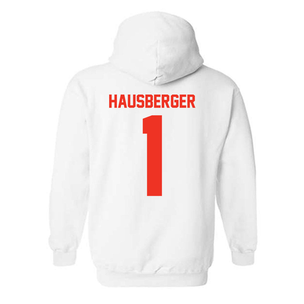 Syracuse - NCAA Women's Ice Hockey : Sophia Hausberger - Classic Shersey Hooded Sweatshirt-1