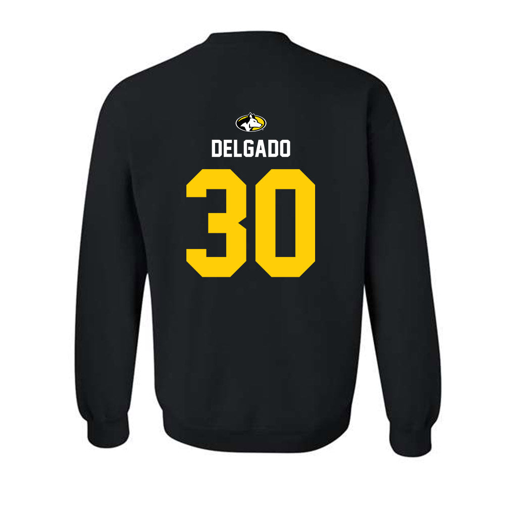 Michigan Tech - NCAA Football : Samuel Delgado - Generic Shersey Crewneck Sweatshirt-1