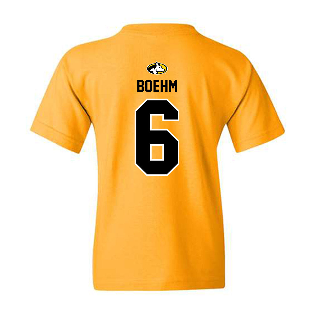 Michigan Tech - NCAA Men's Ice Hockey : Brayden Boehm - Generic Shersey Youth T-Shirt-1