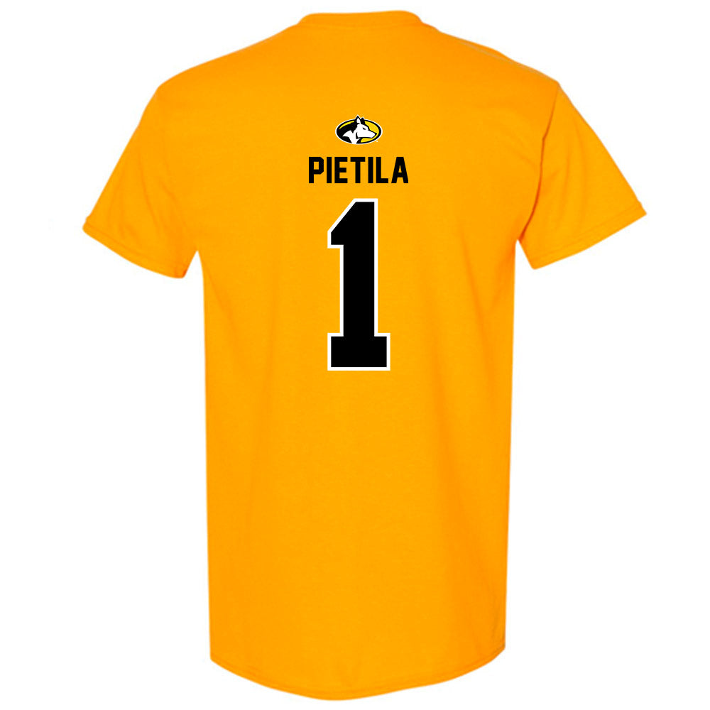 Michigan Tech - NCAA Women's Basketball : Abbie Pietila - Generic Shersey T-Shirt-1