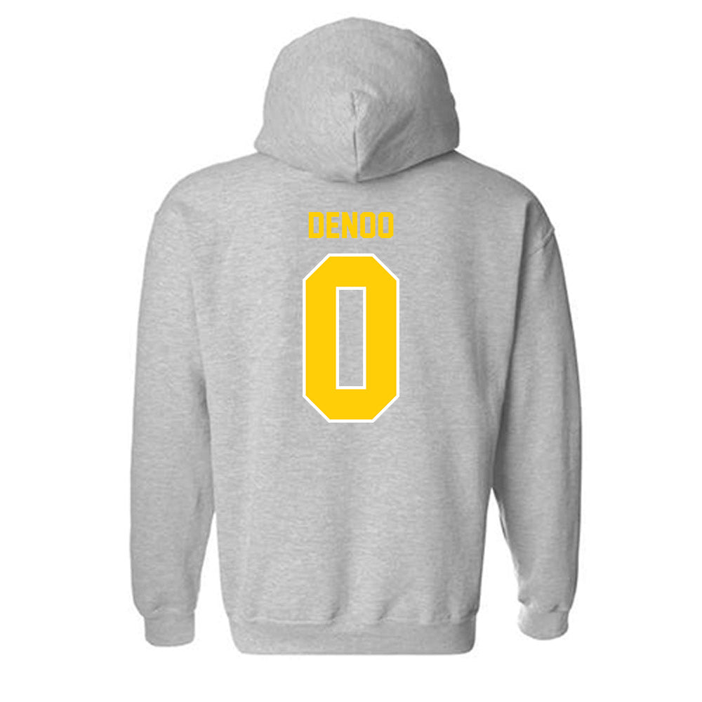 Michigan Tech - NCAA Football : Edem Denoo - Generic Shersey Hooded Sweatshirt-1