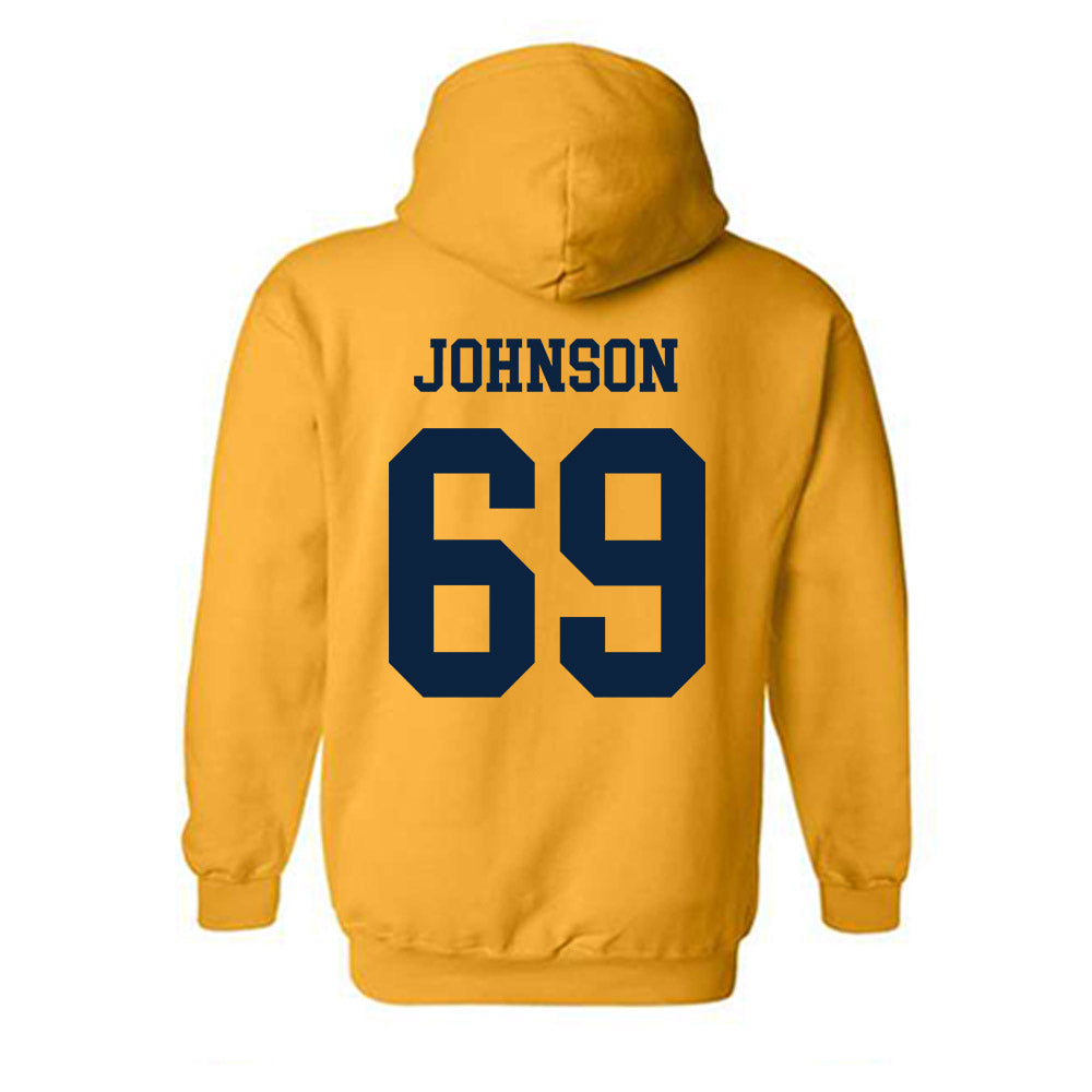 Toledo - NCAA Football : Dominic Johnson - Classic Shersey Hooded Sweatshirt-1