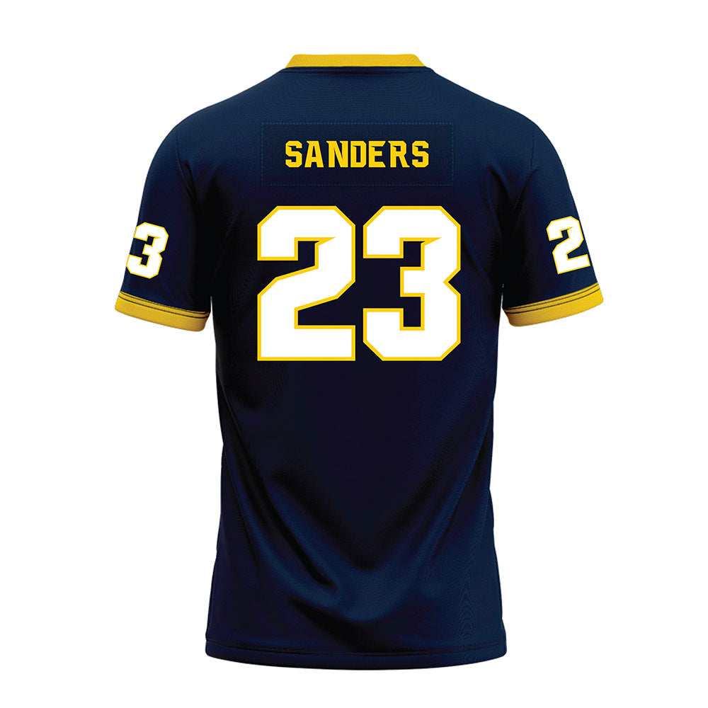 Toledo - NCAA Football : Noah Sanders - Blue Premium Football Jersey-1
