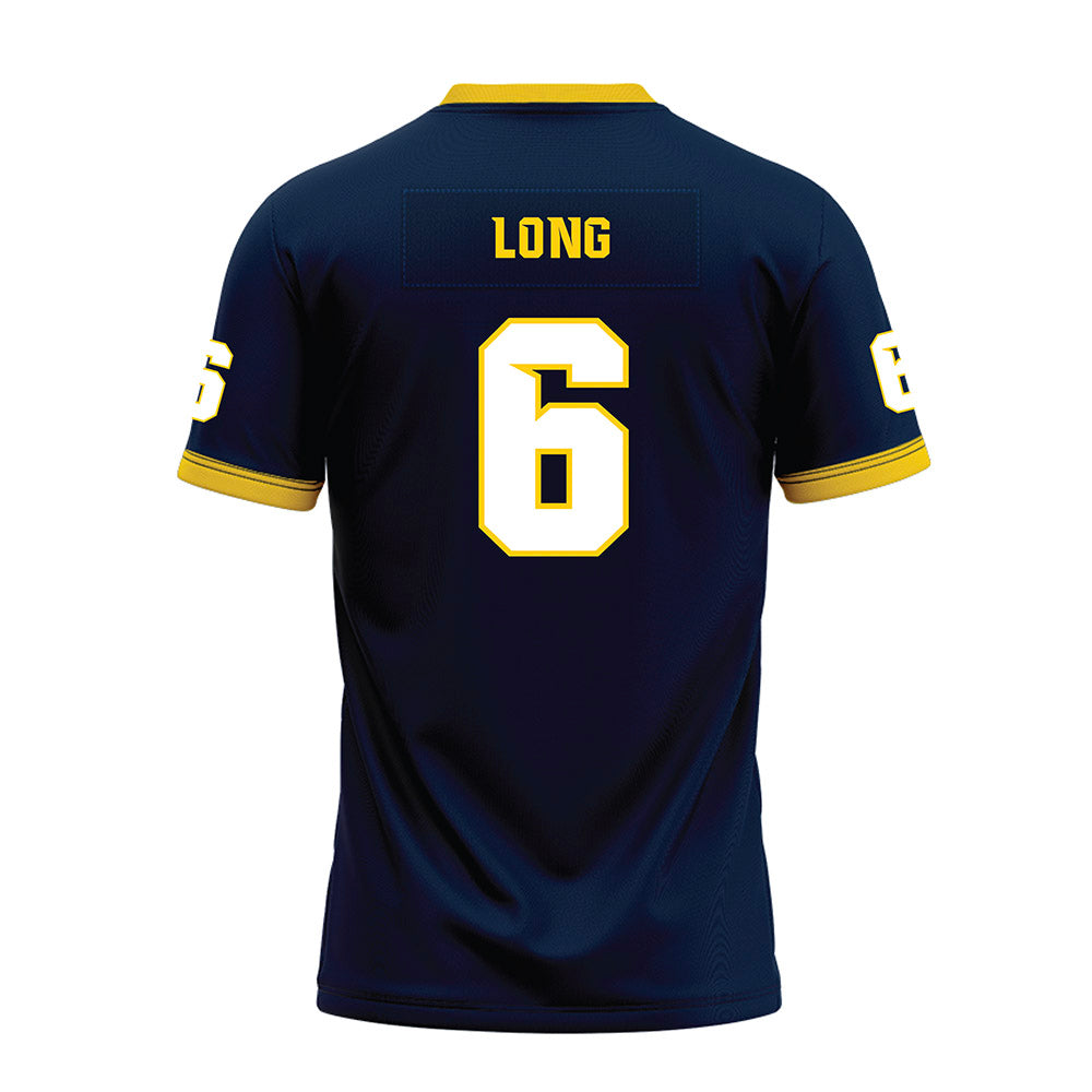 Toledo - NCAA Football : Langston Long - Blue Premium Football Jersey-1