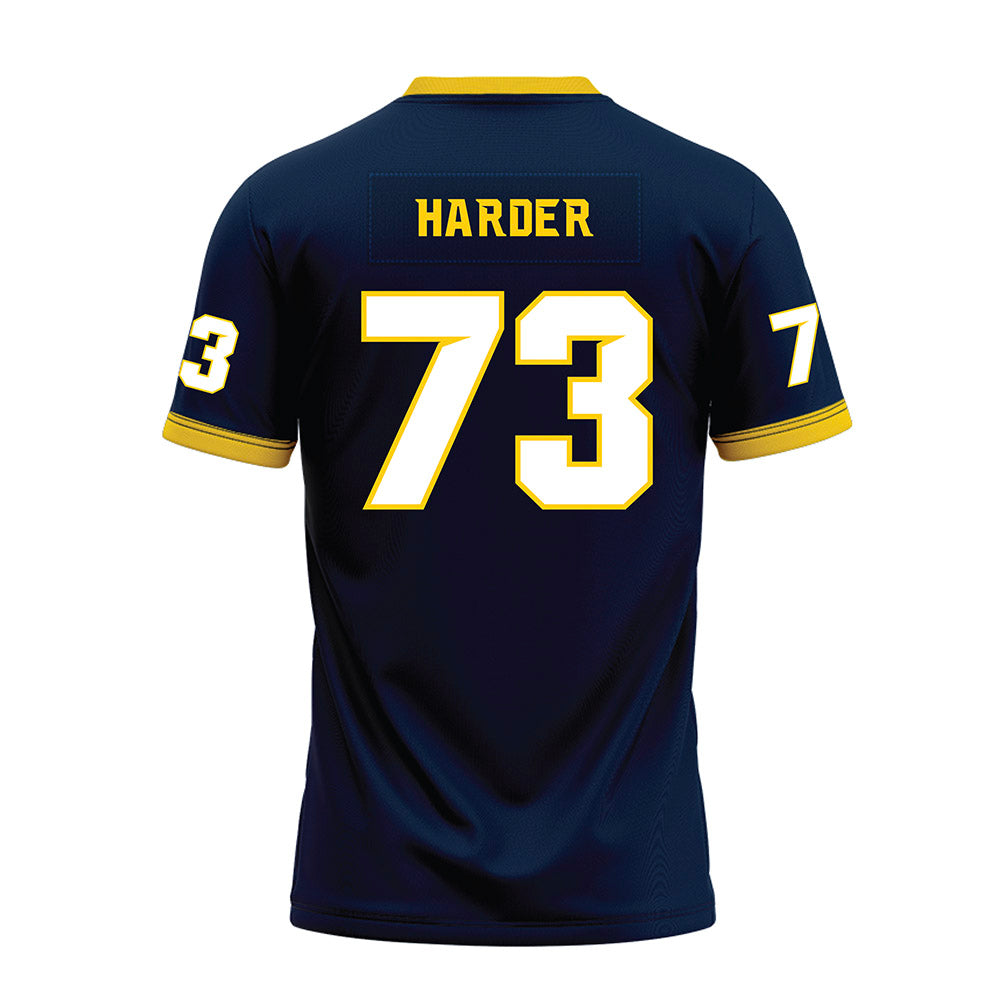 Toledo - NCAA Football : Jonathan Harder - Blue Premium Football Jersey-1