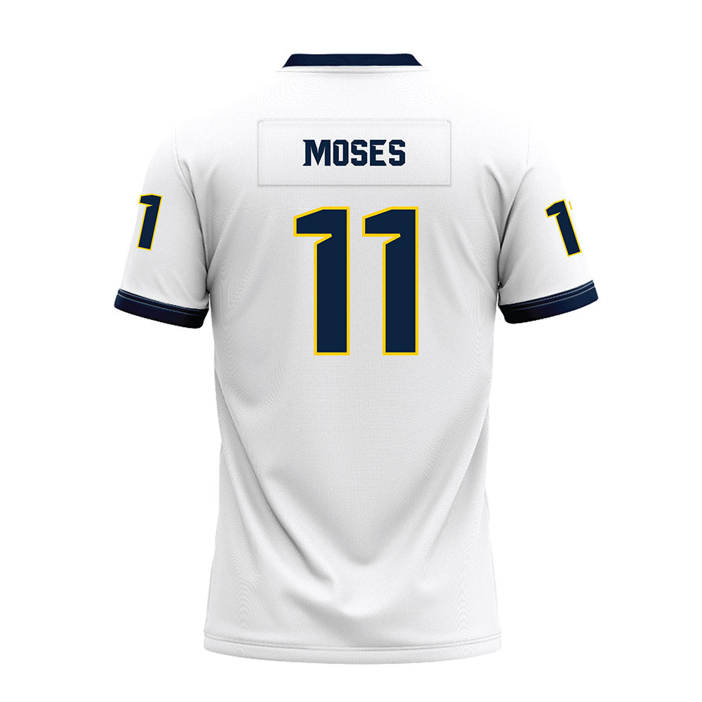 Toledo - NCAA Football : Walter Moses - White Premium Football Jersey-1
