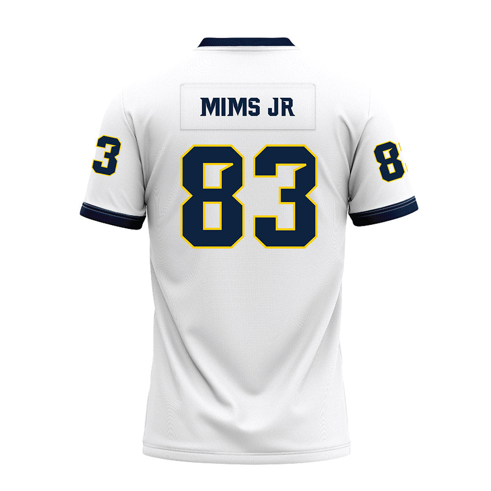 Toledo - NCAA Football : Omar Mims Jr - White Premium Football Jersey-1
