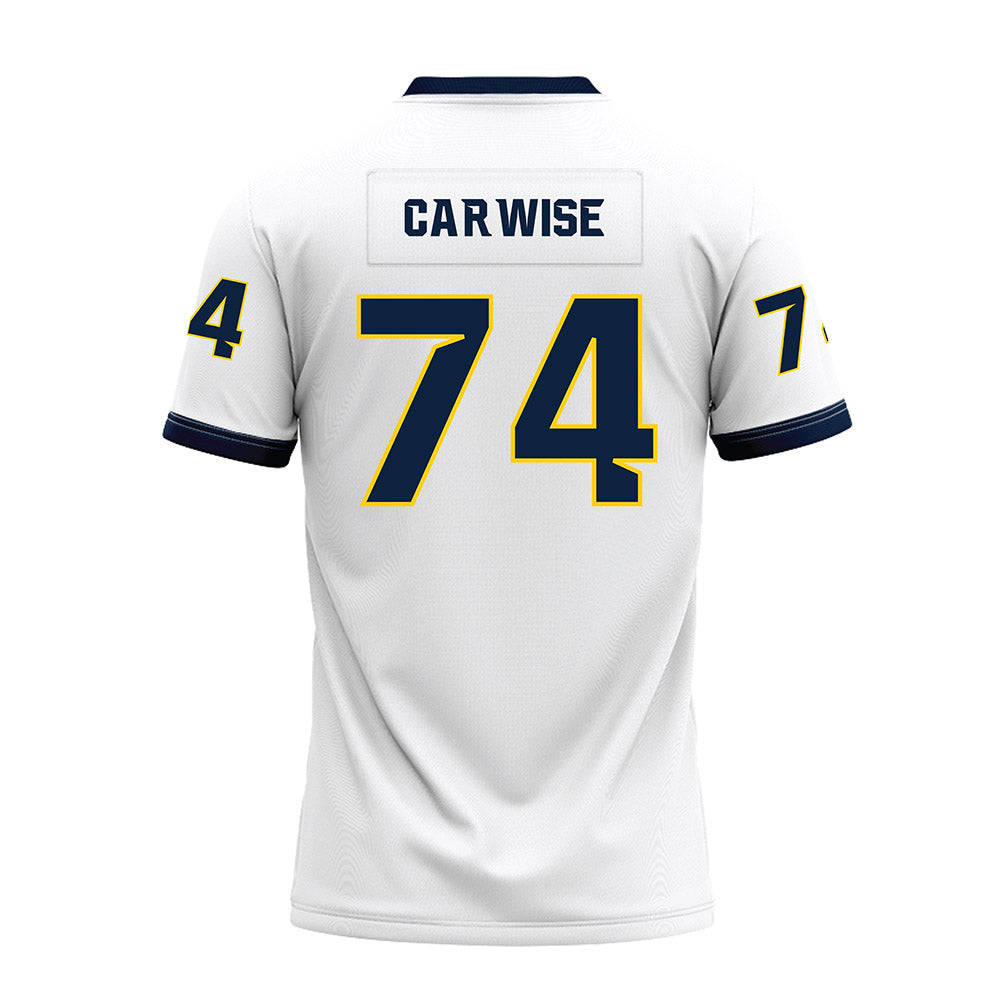 Toledo - NCAA Football : Ahmad Carwise - White Premium Football Jersey-1