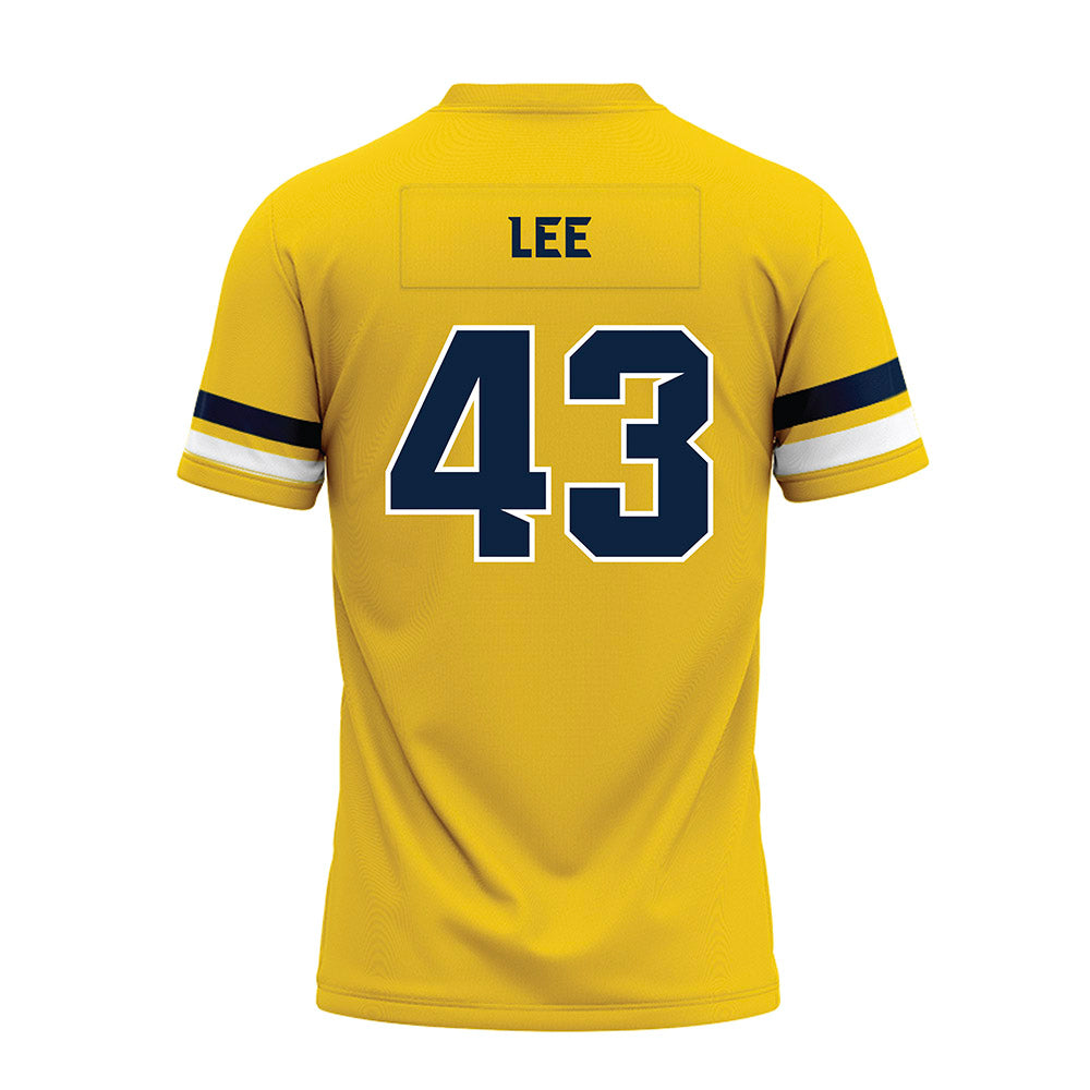 Toledo - NCAA Football : Sam Lee - Gold Premium Football Jersey-1