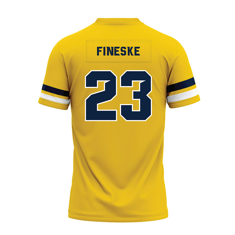 - NCAA Football : Andrew Fineske - Gold Premium Football Jersey-1