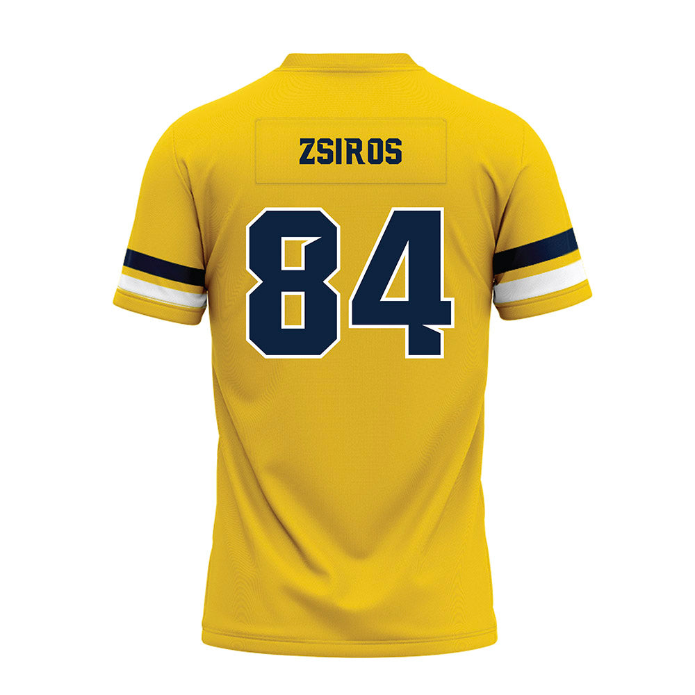 Toledo - NCAA Football : Thomas Zsiros - Gold Premium Football Jersey-1