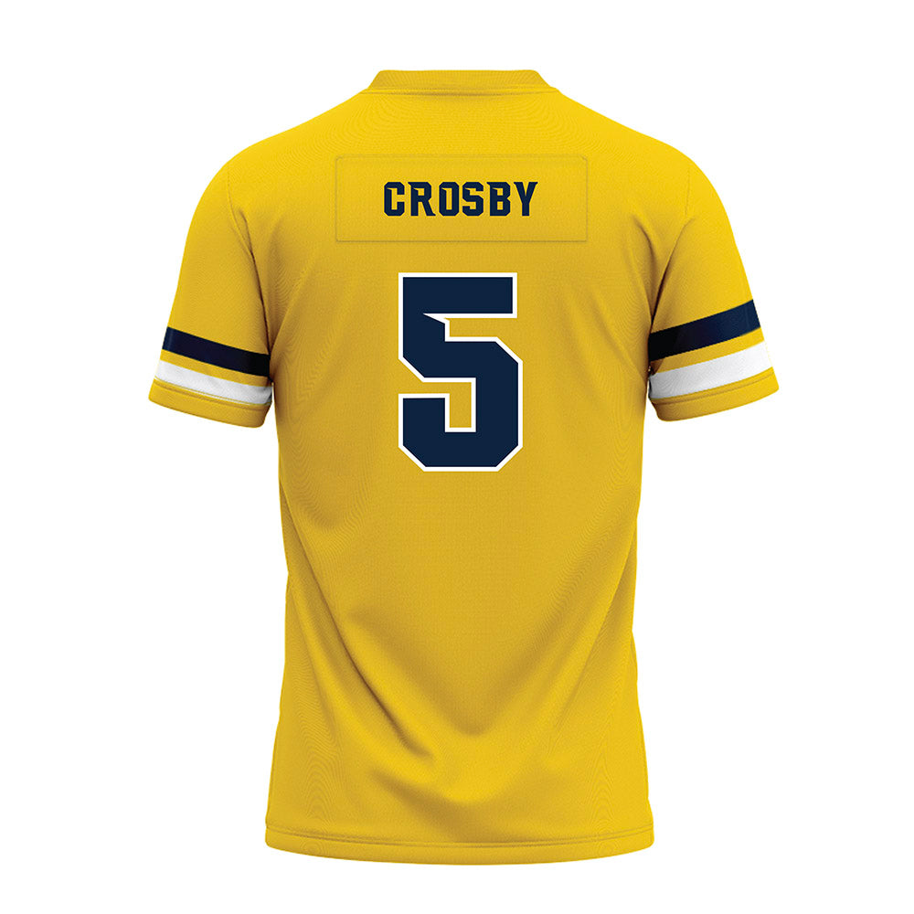 Toledo - NCAA Football : Terrell Crosby - Gold Premium Football Jersey-1