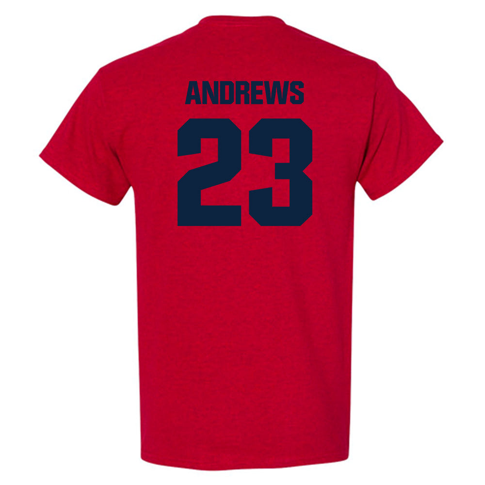 Richmond - NCAA Football : Niko Andrews - T-Shirt-1