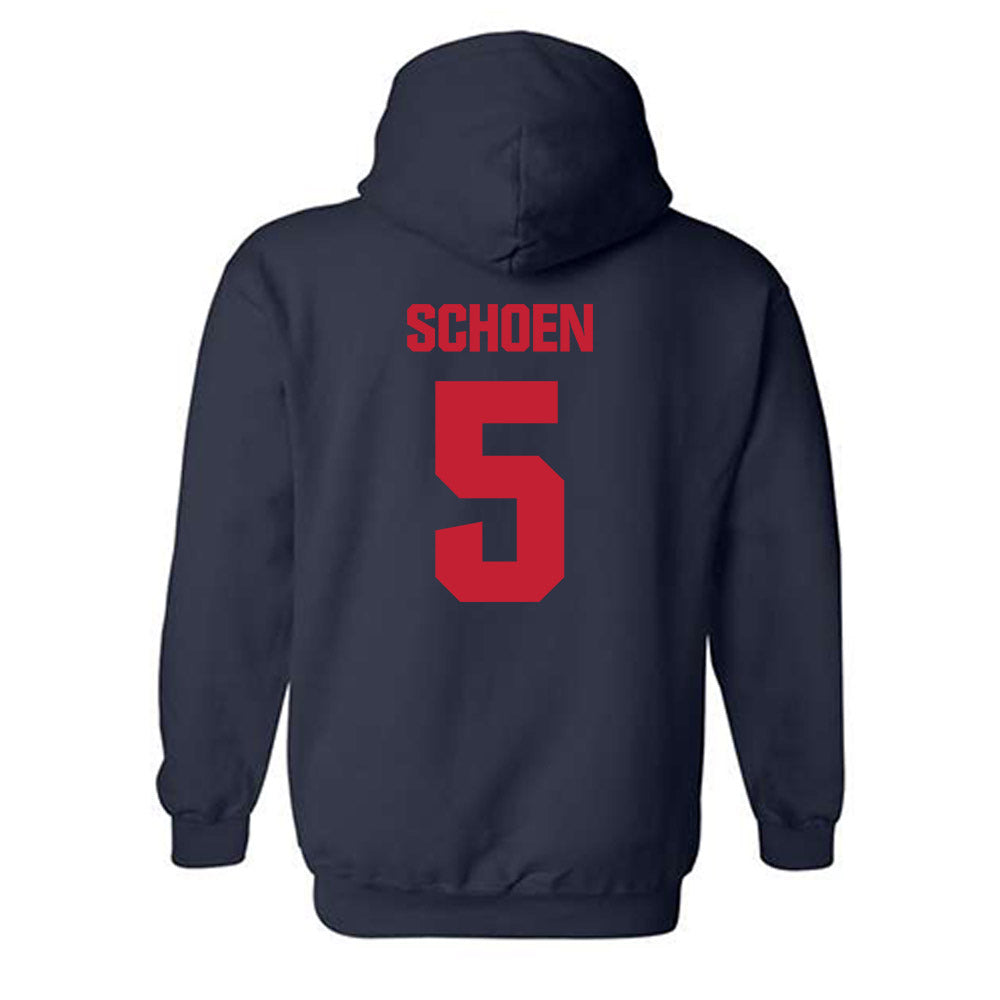 Richmond - NCAA Women's Basketball : Emma Schoen - Hooded Sweatshirt-1