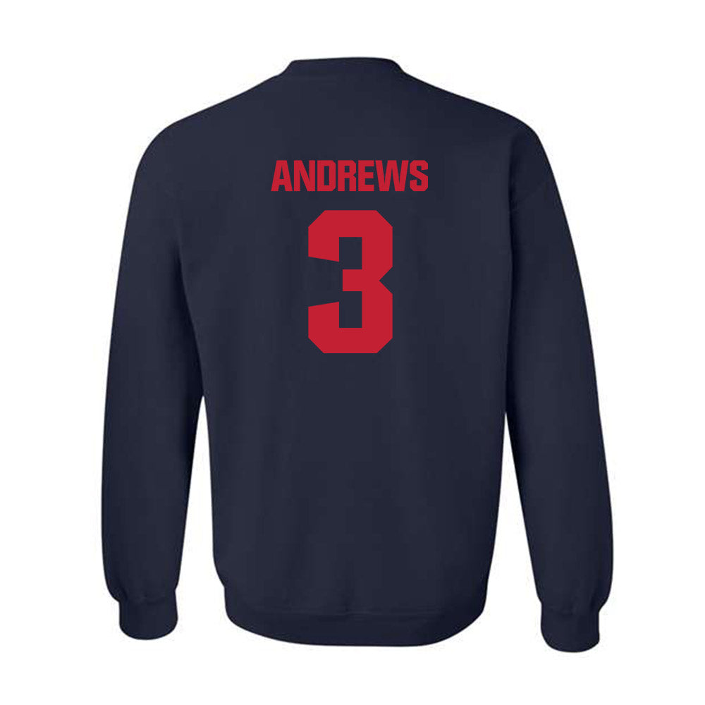 Richmond - NCAA Football : Niko Andrews - Crewneck Sweatshirt-1