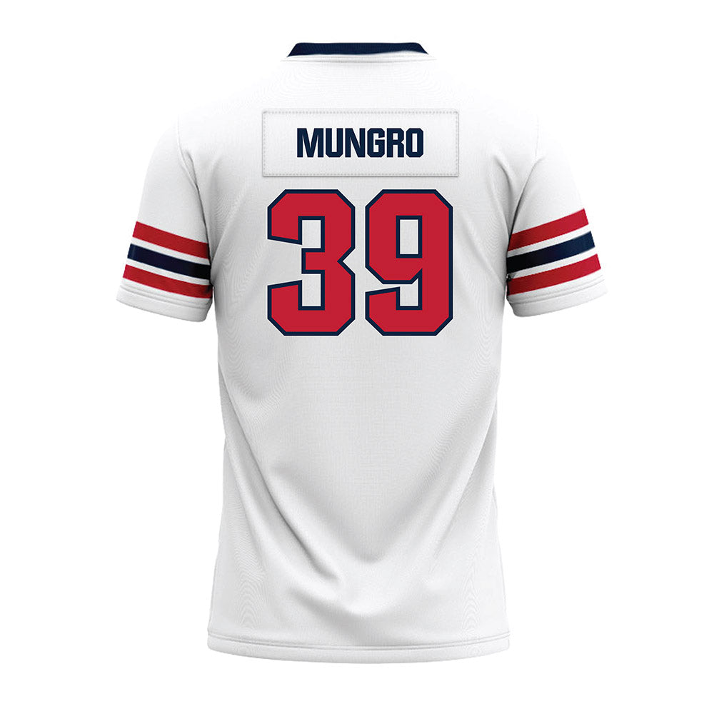 Richmond - NCAA Football : Kenyez Mungro - White Premium Football Jersey-1