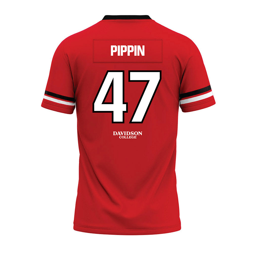 Davidson - NCAA Football : Nash Pippin - 2024 Orange Premium Football Jersey-1