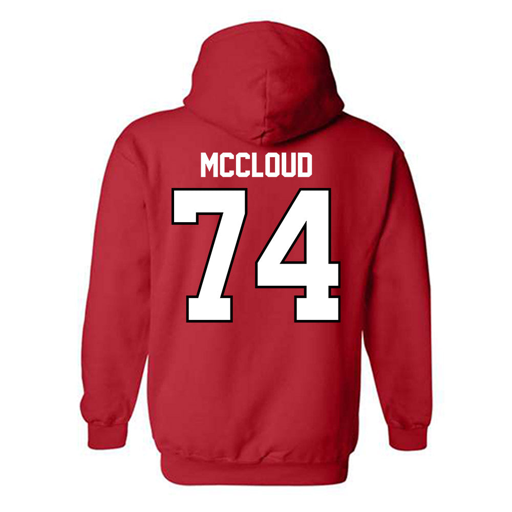 UCM - NCAA Football : Jaedyn McCloud - Hooded Sweatshirt-1