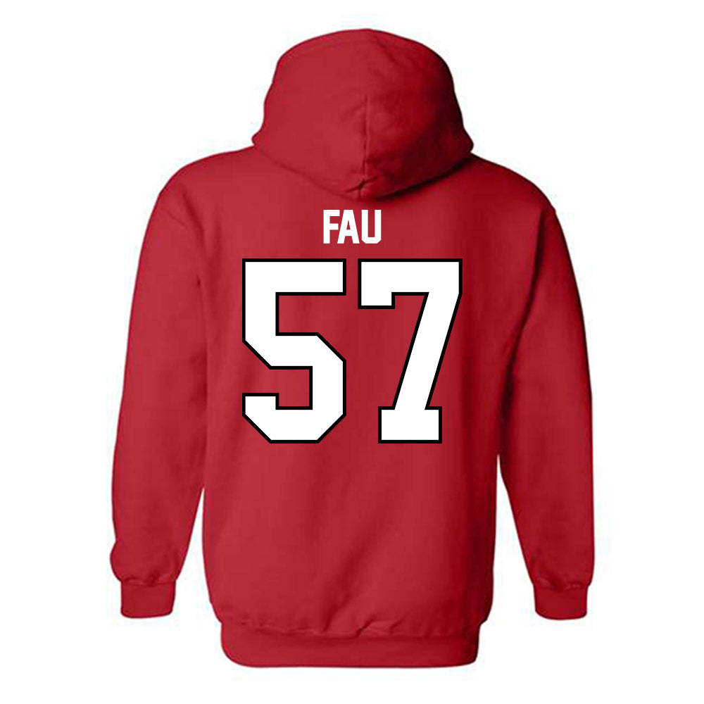 UCM - NCAA Football : Niko Fau - Hooded Sweatshirt-1