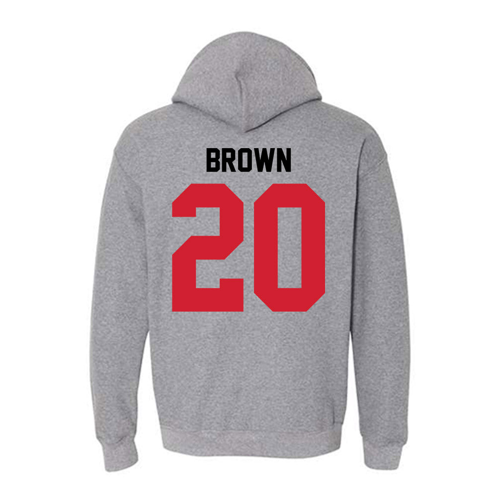 UCM - NCAA Football : Damien Brown - Hooded Sweatshirt-1