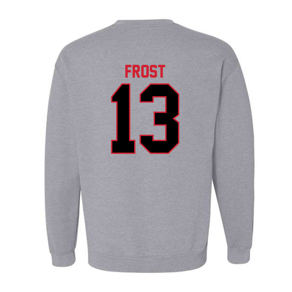 UCM - NCAA Women's Basketball : Lauren Frost - Crewneck Sweatshirt-1