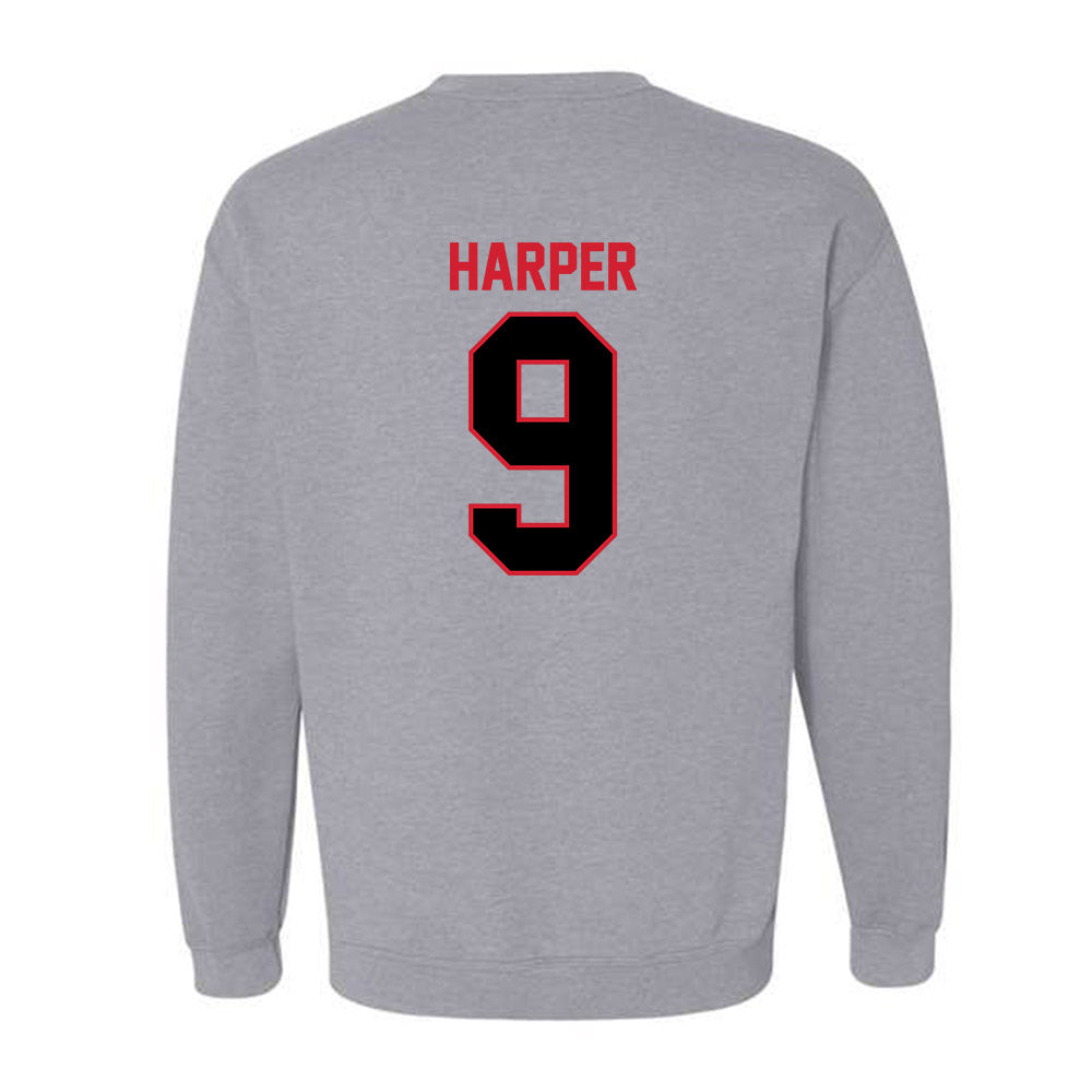 UCM - NCAA Women's Volleyball : Kirsten Harper - Crewneck Sweatshirt-1