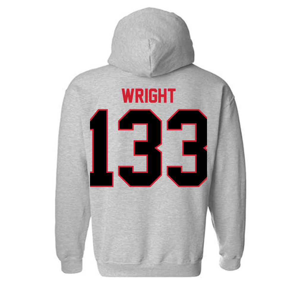 UCM - NCAA Wrestling : James Wright - Hooded Sweatshirt-1