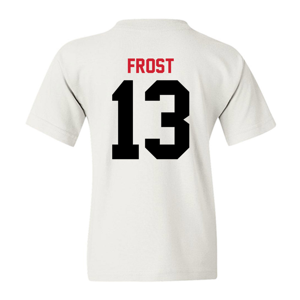 UCM - NCAA Women's Basketball : Lauren Frost - Youth T-Shirt-1