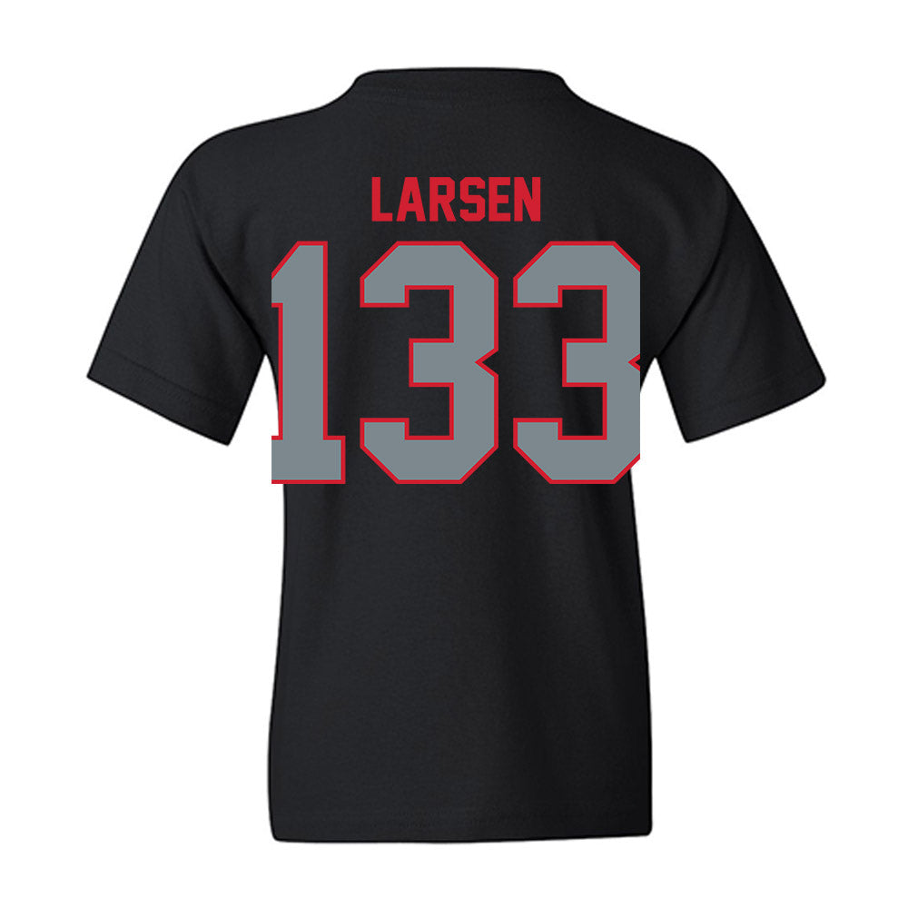 UCM - NCAA Wrestling : Aiden Larsen - Youth T-Shirt-1
