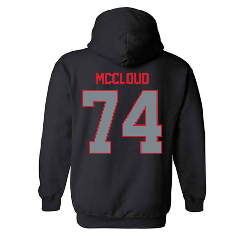 UCM - NCAA Football : Jaedyn McCloud - Hooded Sweatshirt-1
