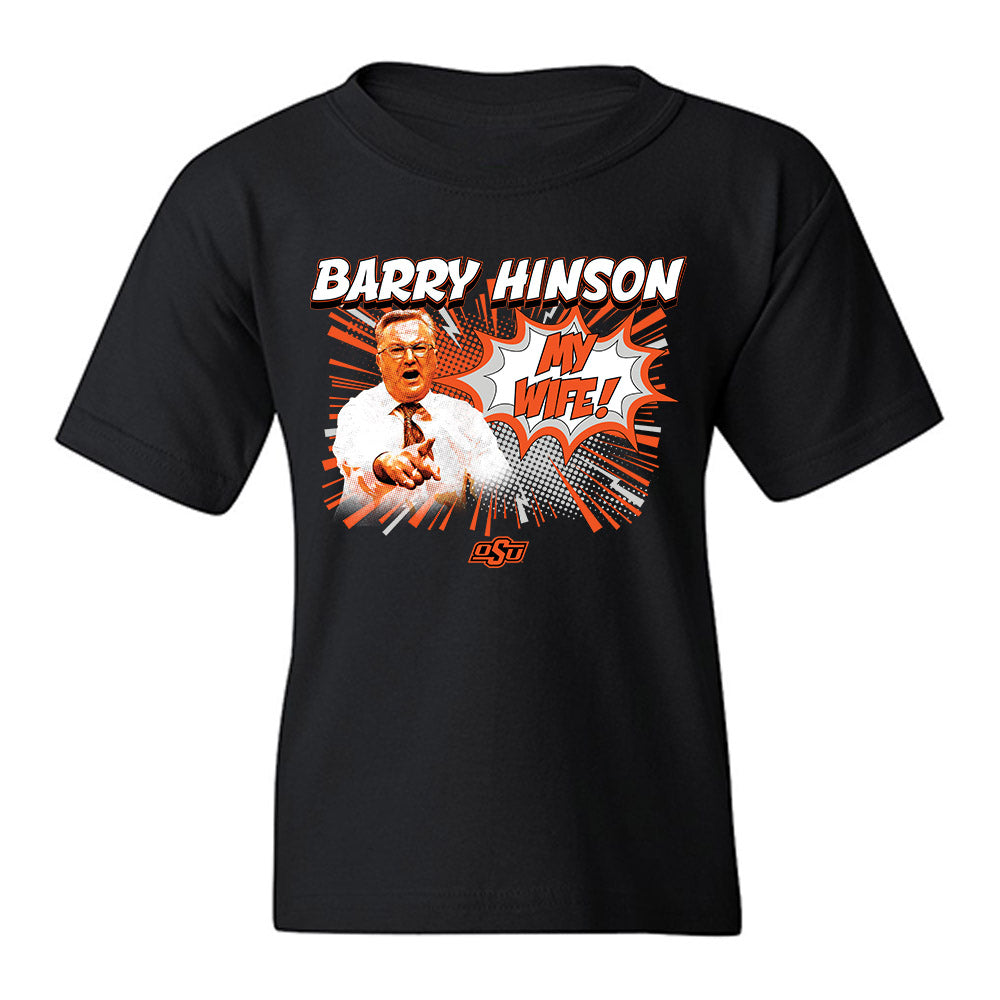 Oklahoma State - NCAA Men's Basketball : Barry Hinson - Youth T-Shirt