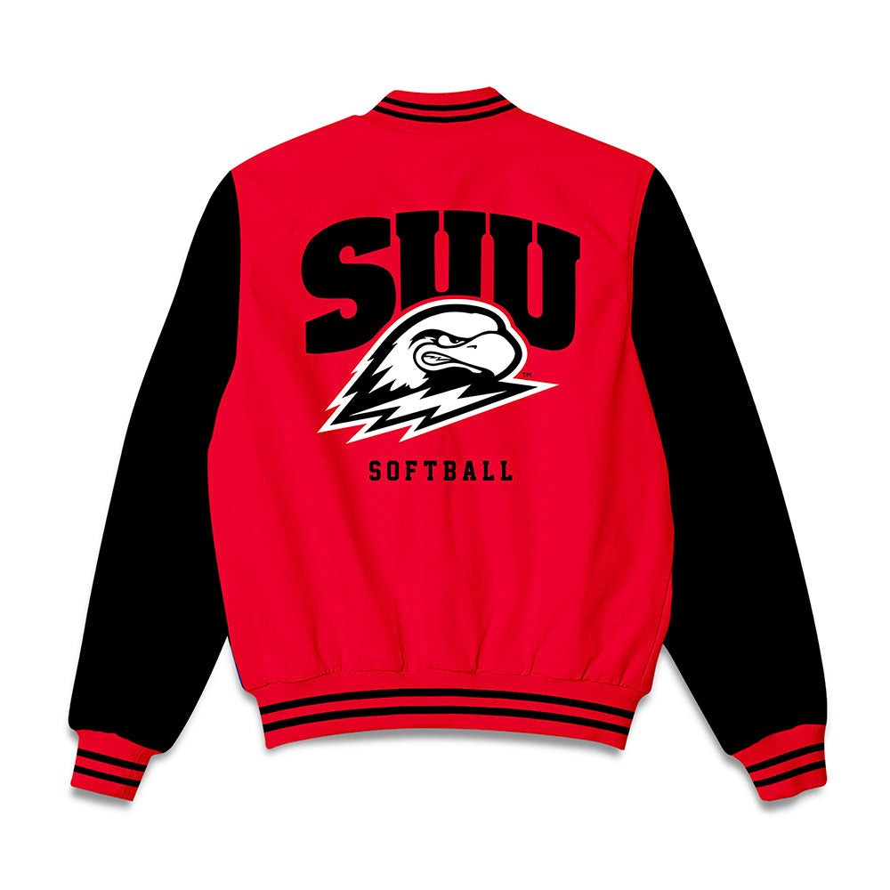Southern Utah - NCAA Softball : Hannah Duncan - Bomber Jacket-1