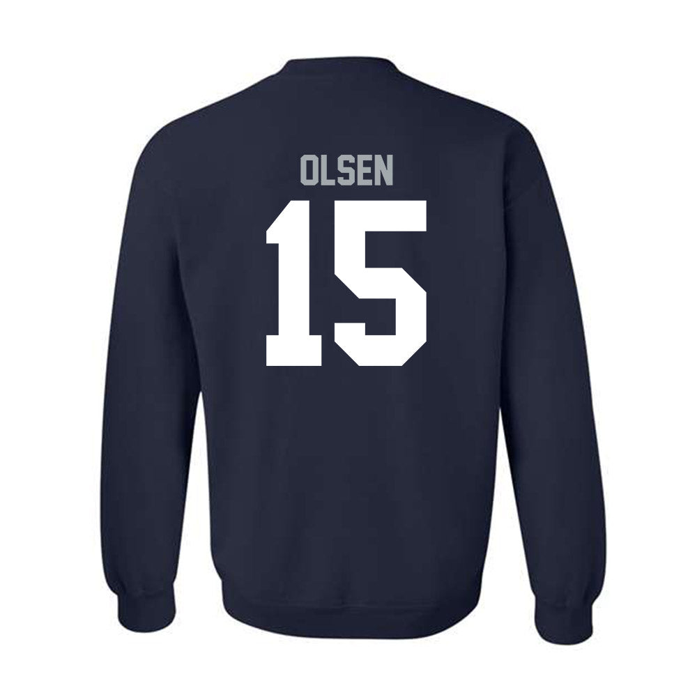 Utah State - NCAA Football : Ty Olsen - Classic Shersey Crewneck Sweatshirt-1