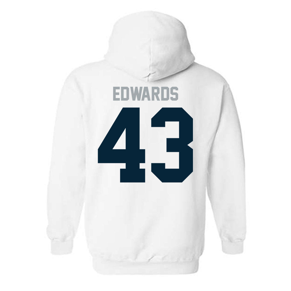 Utah State - NCAA Football : Owen Edwards - Classic Shersey Hooded Sweatshirt-1