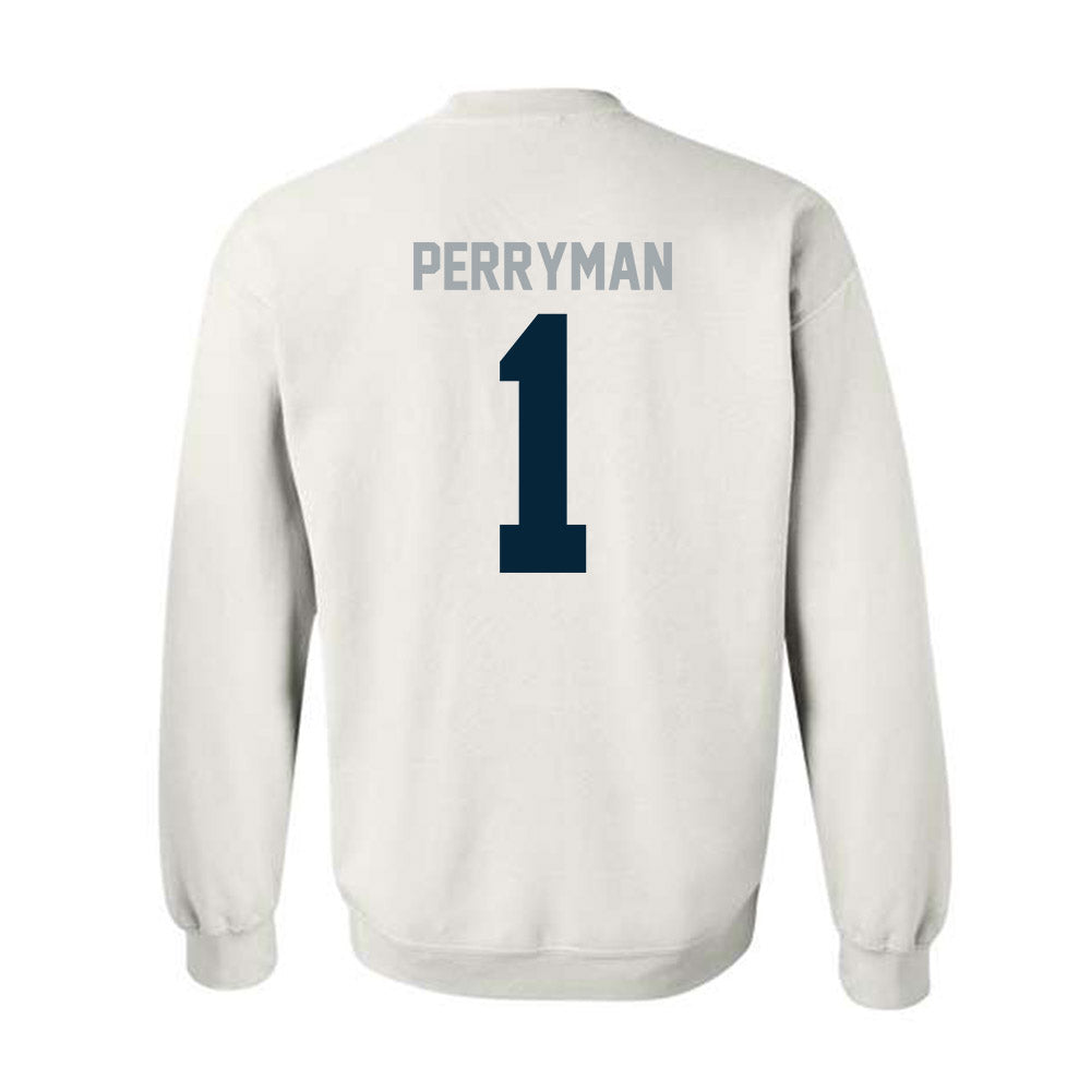 Utah State - NCAA Men's Basketball : Elijah Perryman - Classic Shersey Crewneck Sweatshirt-1