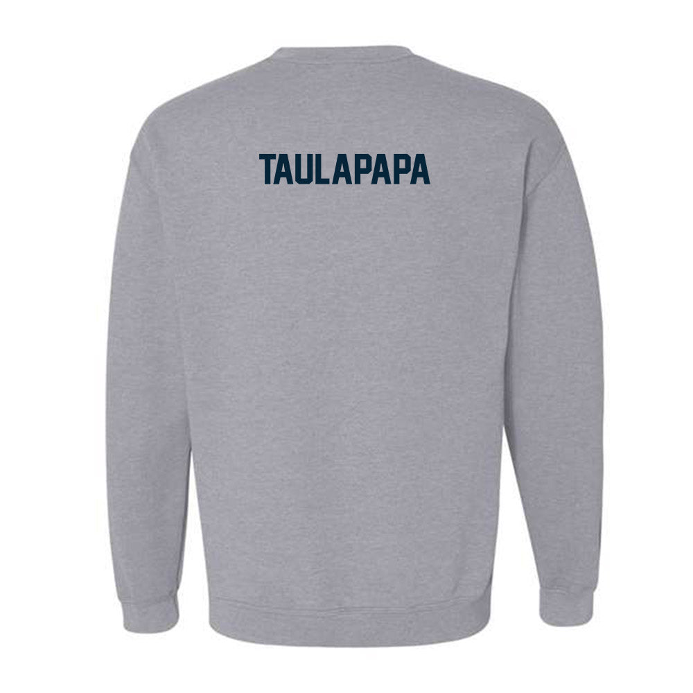 Utah State - NCAA Football : Clyde Taulapapa - Classic Shersey Crewneck Sweatshirt-1