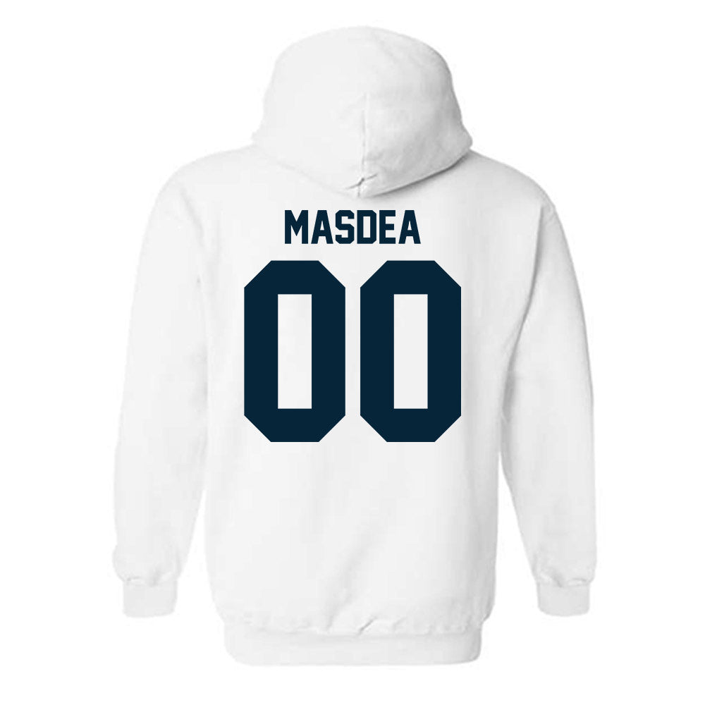 Utah State - NCAA Football : Tyler Masdea - Classic Shersey Hooded Sweatshirt-1