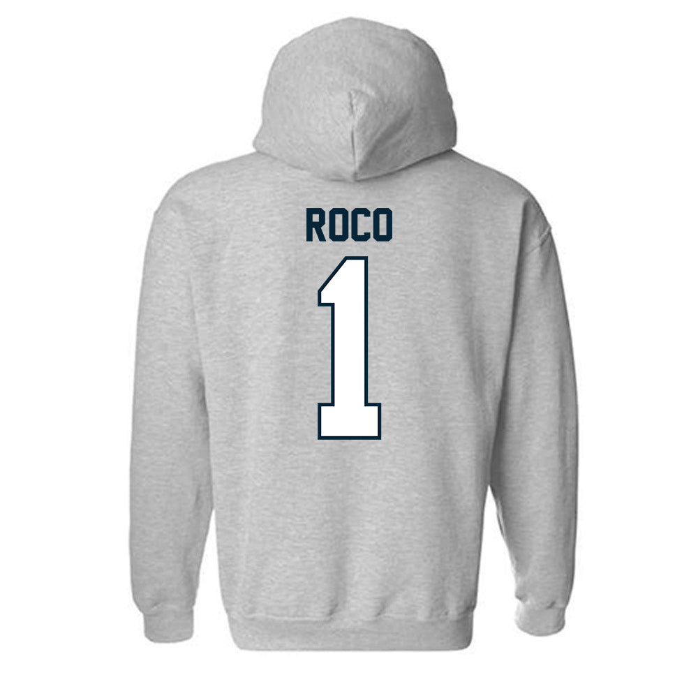 Utah State - NCAA Women's Basketball : Catalina Roco - Classic Shersey Hooded Sweatshirt-1